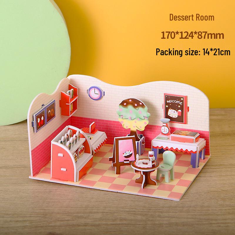 

3D Puzzle Model DIY Kit for Kids, Ages 3-6 – Educational Handmade Jigsaw Toy for Kindergarten Gifts