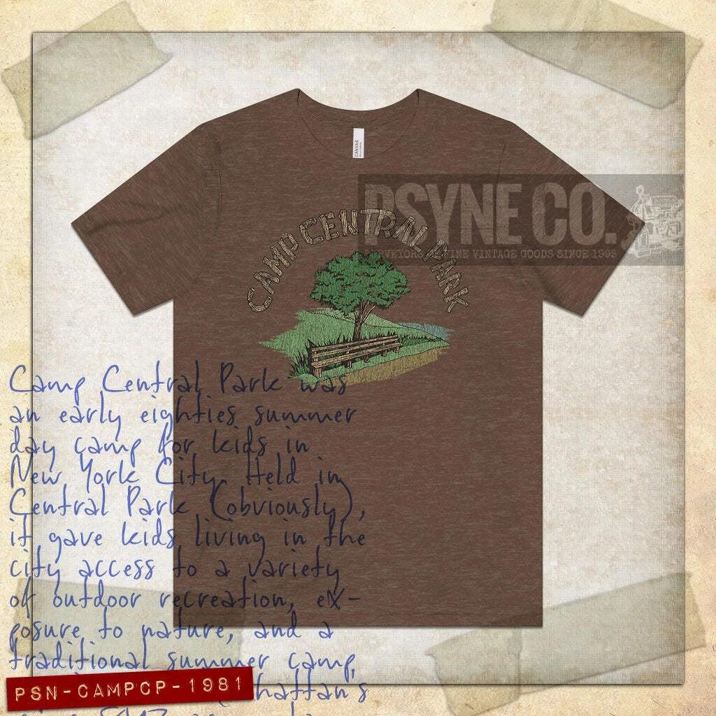 Camp Central Park 1981 Vintage Men s T shirt 3XL
