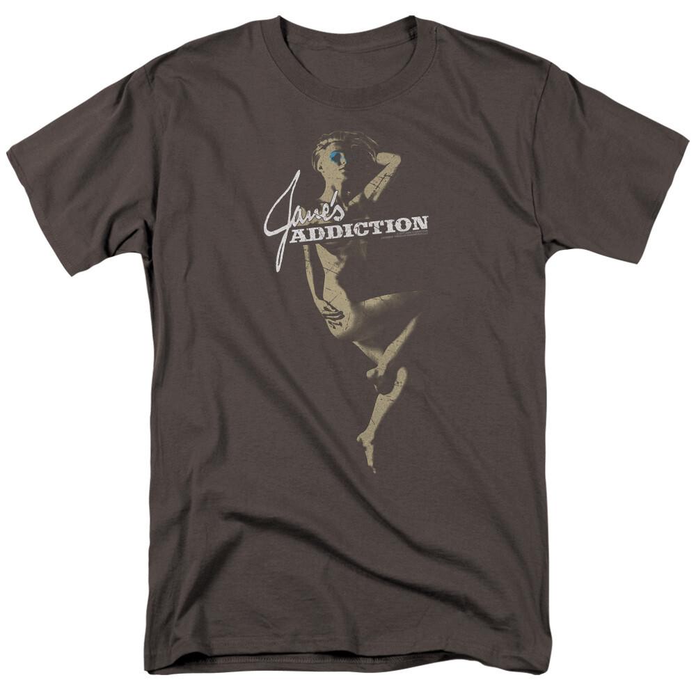 

26 Janes Addiction Inside Escape T Shirt Mens Licensed Rock Band Tee Charcoal Unisex T-Shirt XXXXL