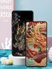 Chinoiserie Loong Flower Dragon Phone Case for Samsung Galaxy A55 A35 A15 A14 A13 A25 A54 A51 A71 A72 A73 A32 A52 A41 Soft TPU