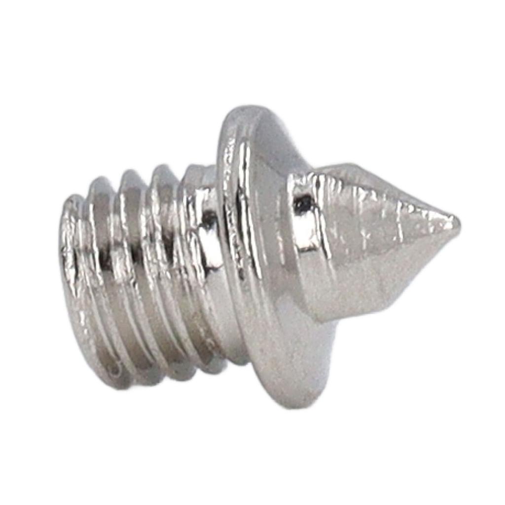 50pcs Golf Shoe Spikes Carbon Steel Rust Proof Anti Slip Spikes with Spike Wrench Track for Sports