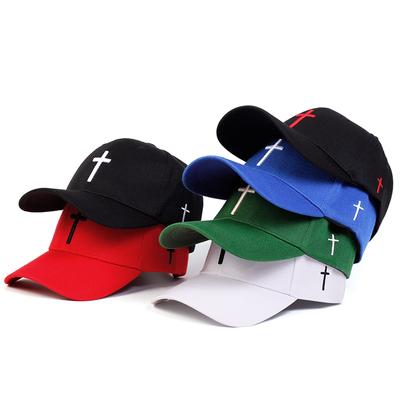 Unisex Kreuzstickerei Baseballkappe verstellbar Golfhut Baumwolle Snapback Kappen Casquette Hüte Lässig Hip Hop Dad Hüte