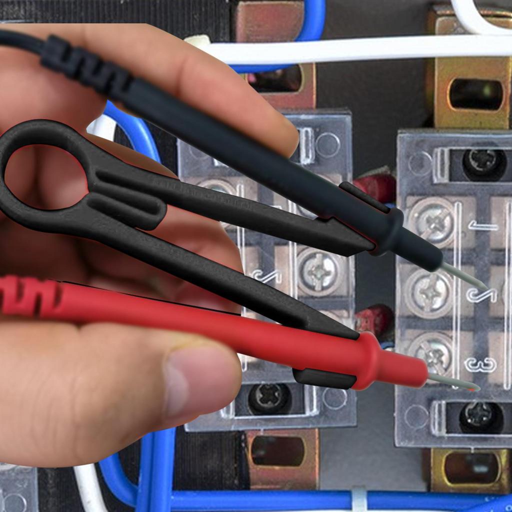 Multimeter Probe Holder Multimeter Probe Test Holder Electrical Testing Power One Hand Repairing Tool Repairing Accessories