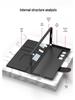Samsung Z Fold7 Business Style Armor Flip Case with Pen Slot, Card Holder, and Screen Protector.