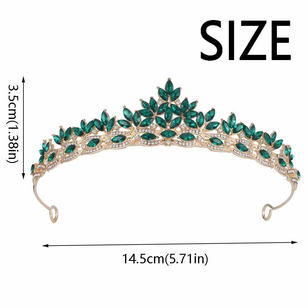 Elegant Baroque Crystal Crown Sparkling Luxury Crystal Tiara  Gorgeous Accessories
