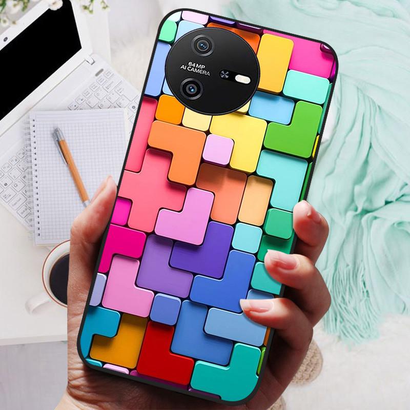 For Oscal Tiger 12 Case Tiger12 Black Cover Lion Wolf Silicone Soft Back Cases For Oscal Tiger 12 Phone Case Protective Shell