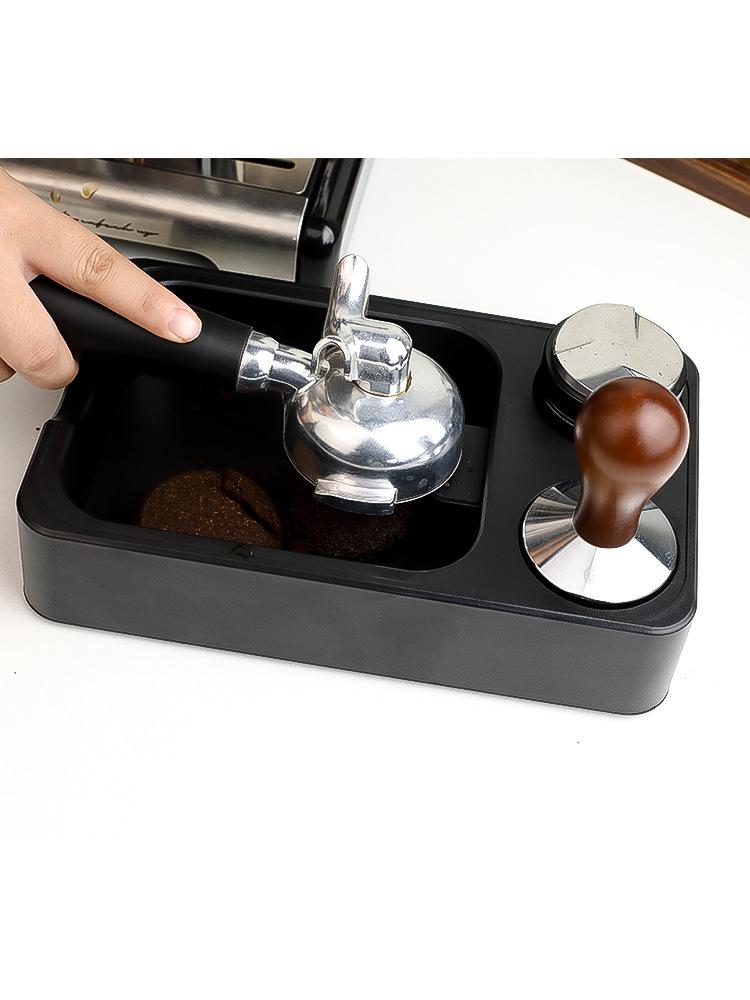 Contenitore per scarti di caffè multifunzionale in ABS italiano con manico e scomparto