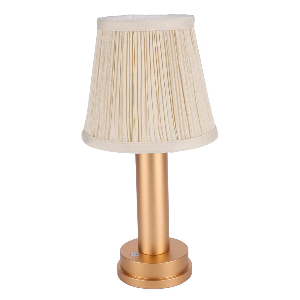 USB LED Schreibtischlampe Stoff Schreibtischlicht Haus Schlafzimmer Hotel Büro Dekoration Warmes Licht 5V