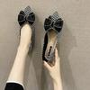 Fashion Pointed Toe Elegant Party With Heel Women's Flat Shoes Sexy 2025 Summer Low Price Korean Style Slip On Trend Y2k Ladies Footwear