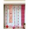 Butterfly Wedding Decoration Set: Pull-Flower Banners & Double Happiness Curtains for Bedroom & Living Room