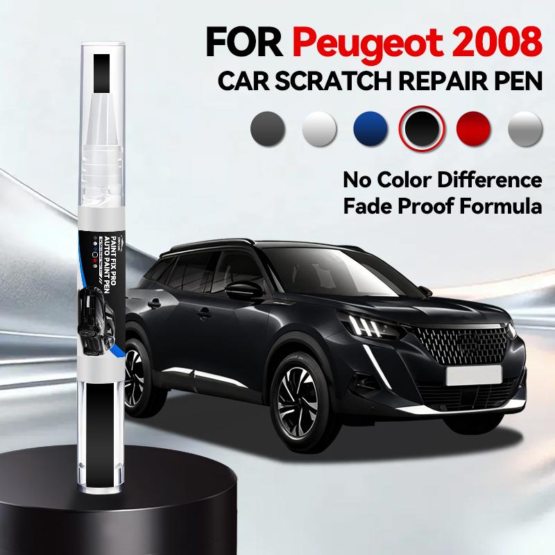 Für Peugeot 2008 2013-2025 P21 P54 Lackreparaturstift Lackstift Kratzerentferner DIY Autozubehör Schwarz Weiß Grau Blau Orange