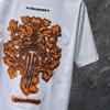 8935 CHROME HEARTS 2026 Summer New High Quality Cotton Round Neck Loose Large Size Men's and Women's T-shirt Couple T-shirt