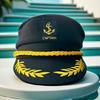 Breathable Embroidered Sailors Hat Adjustable Perfect For Costume Event Daily Wear
