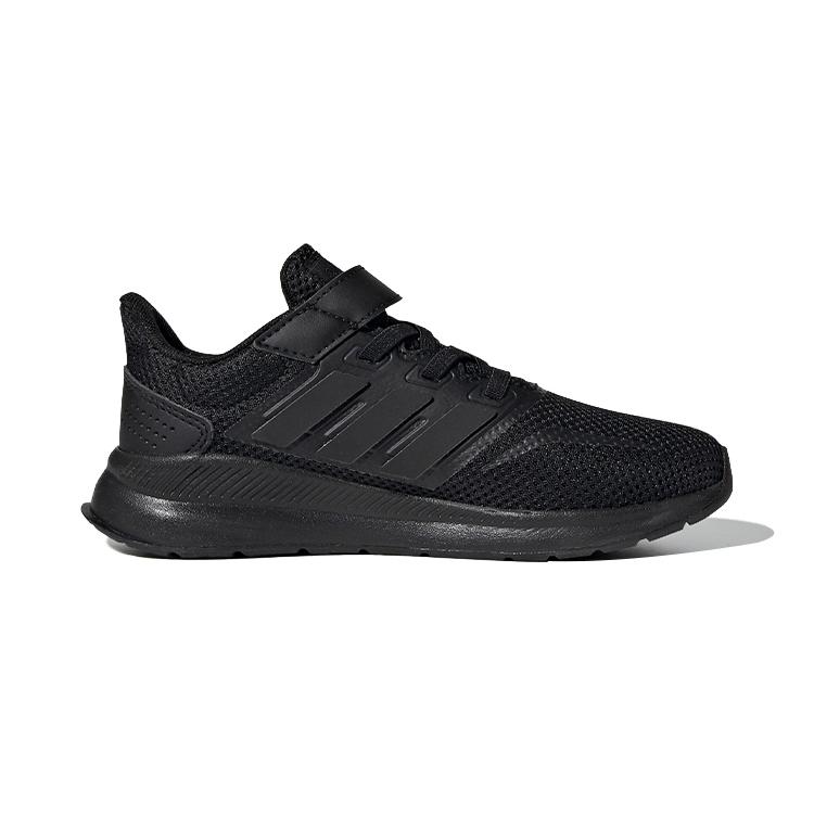 Adidas Neo Runfalcon Slip Resistant Cushioning Abrasion Resistant Low top Running Shoes Black EG1584
