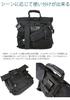2WAY BAG 061406 CORDURA DOBBY 305D BLACK [Assobu]
