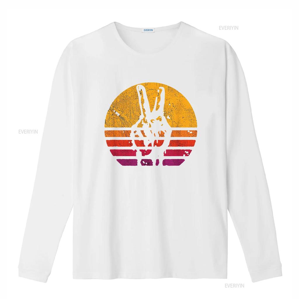Womens Retro Peace T Shirt Love 60 S 70 Hippie Inspired Vintage Washed Breathable Top For Everyday Wear Stretched Slightly
