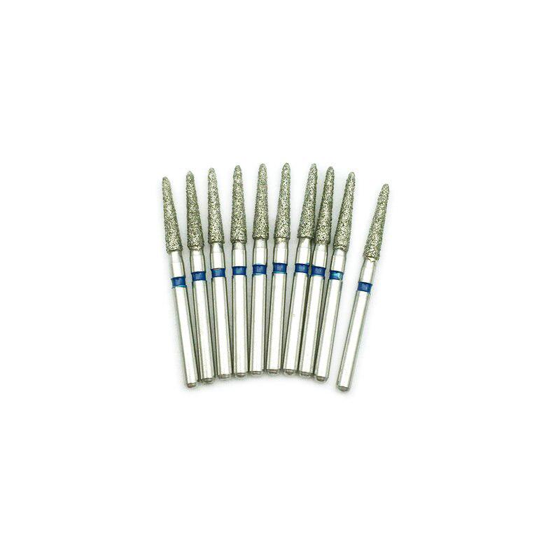 10 buc/pachet Freze diamantate Dental FG Burghie de mare viteză pentru piesa de mână de mare viteză Instrument de medic dentist mediu 878K18