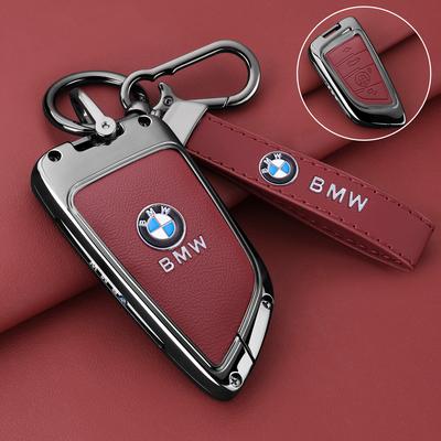 Funda de Piel Premium para Llave Hebilla Especial Cubierta para Llave de Coche Para X1 X3 X5 X6 X7 Serie 1 3 5 6 7 G20 G30 G11 F15 F16 G01 G02