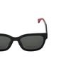 Gucci Striped Design Rectangular Sunglasses Men sunglasses Black GG1872SK001