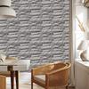 Wallpaper Slate stone in shades of gray with a 3D effect 50x1000