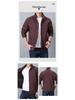 5722 Spring Men's Breathable Casual Jacket - Lightweight, Loose, Stylish Outerwear for Middle-Aged Men