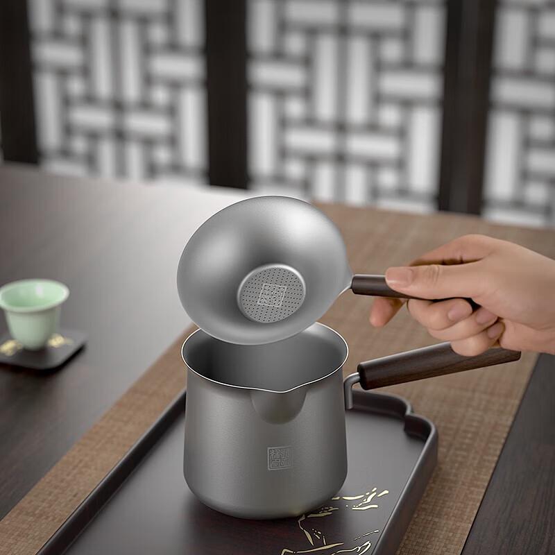TILIVING Pure Titanium Portable Gongfu Tea Set