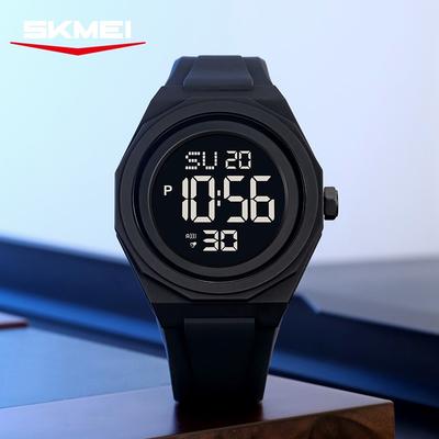 Elektronik saat, erkek ve kadın öğrenci parti saati, basit su geçirmez spor alarmı, parlak elektronik saat