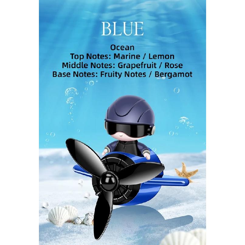Universal Car All Years Astronaut Airplane Shape Car Air Freshener Cute Cartoon Spaceman Car Air Outlet Perfume Clip Decoration