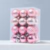 24pcs Creative Christmas Ball Set Delicate Hanging Ornament Crafts Christmas Tree Pendant  Gift