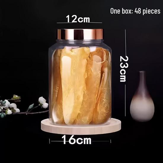Food-Grade PET Plastic Sealed Jar for Supplement Powders - Moisture-Proof Storage Bottle