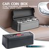 BAXS3 For Larger Capacity Car Coin Storage Box Coin Organizer Container Holder Case Crown GR Corolla YARIS Auris C-HR Hilux
