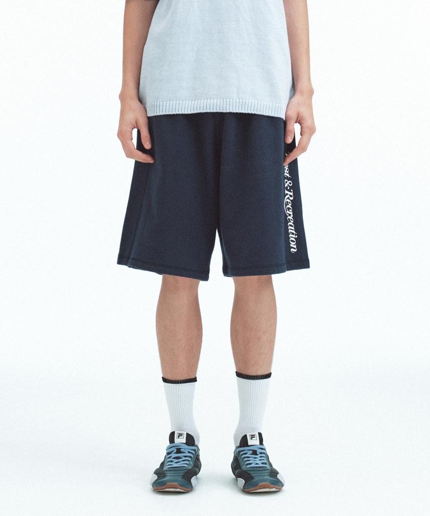 REST&RECREATION Sweat Midi Shorts - Navy