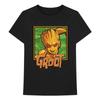 Men's Guardians Of The Galaxy I Am Groot - Groot Square Slim Fit T-shirt Large