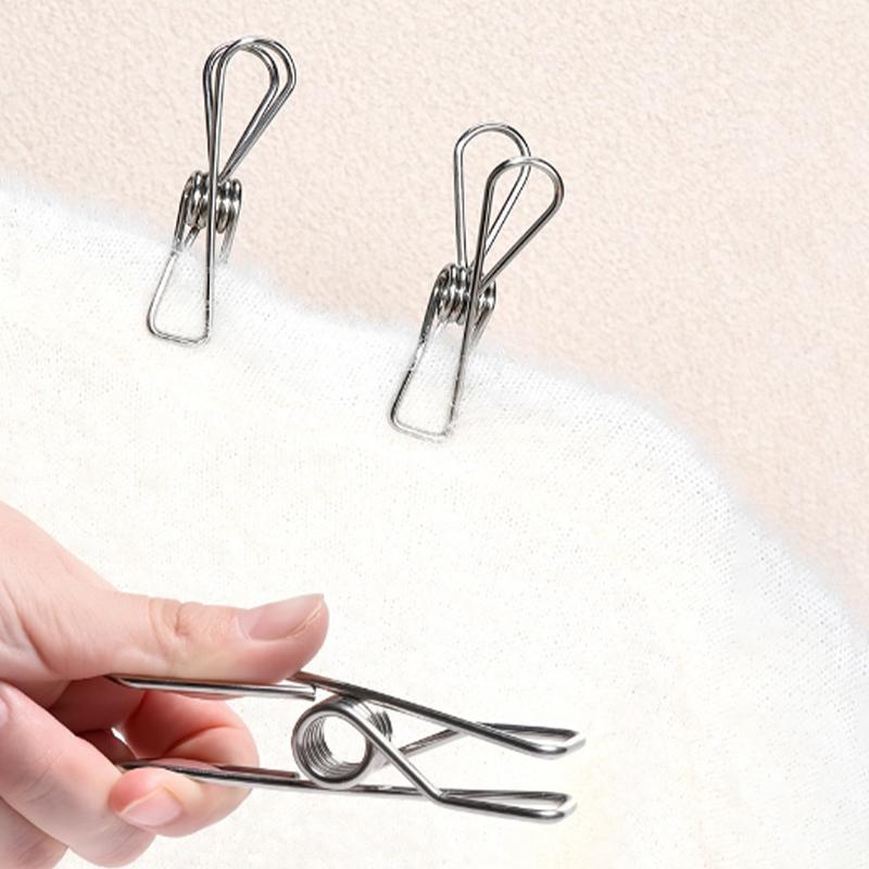 Stainless Steel Clips Spring Clips Drying And Storage Clips Sock Clips Sold In Packs Of 10