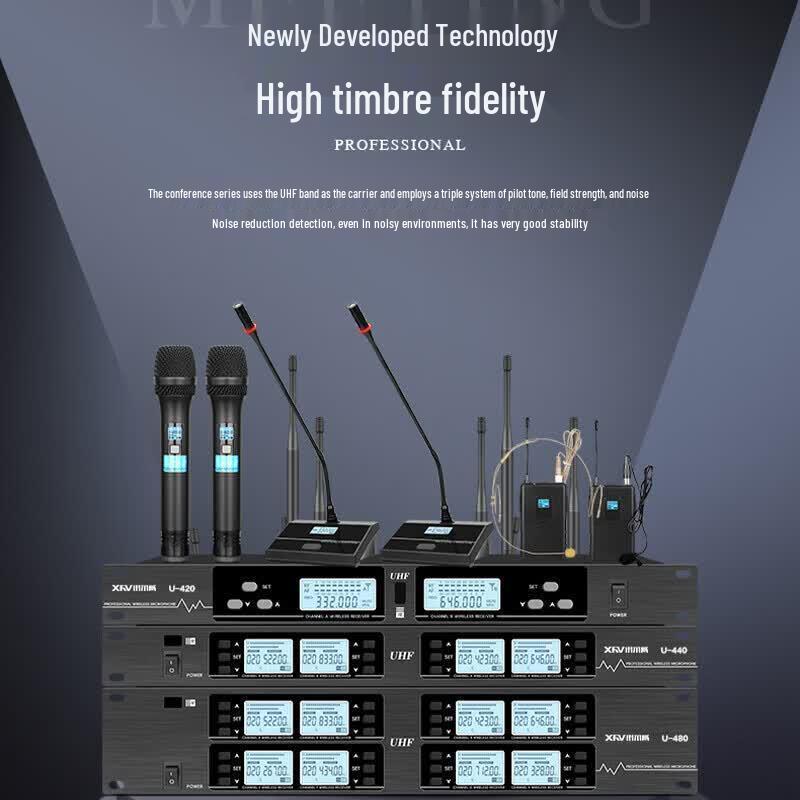 Xun Er Wei U-440L Wireless Gooseneck Conference Microphone System (CN version)