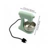 Dollhouse Stand Mixer with Metal Bowl Compact Scale Model Ornament Delicate