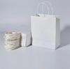 20pcs Kraft Paper Bags with Handle Gift Bags 20.5cmx11cmx28cm Multifuntion Packaging Bags Wedding Party Favor Bag