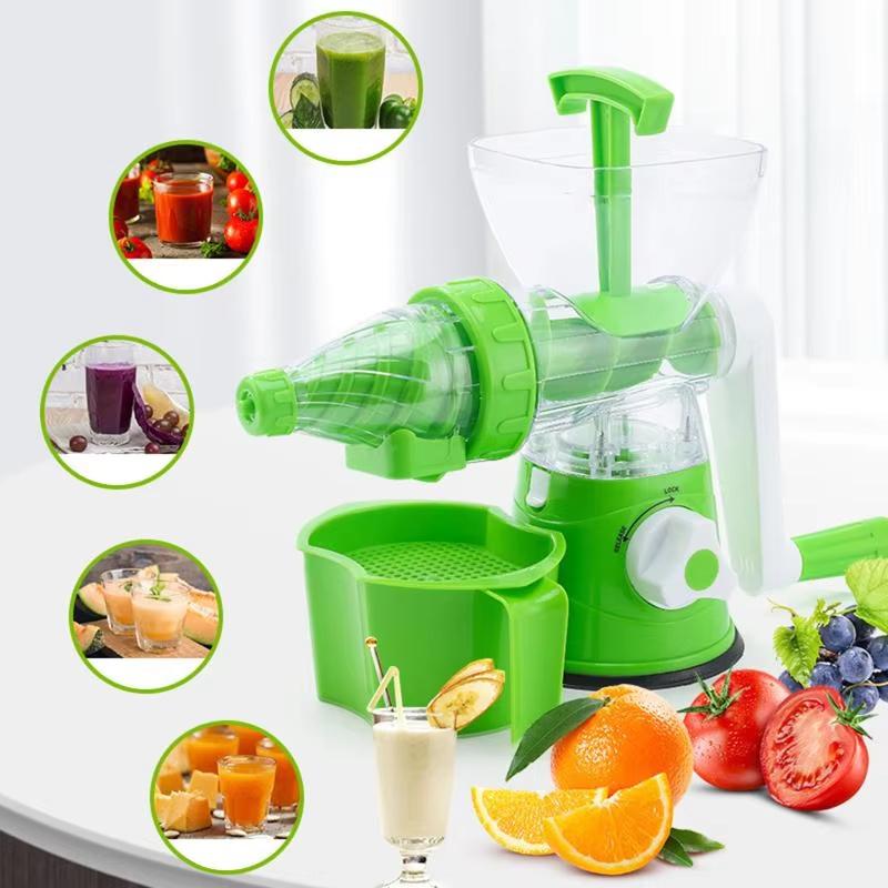 Portable Fruit Juicer For Summer Iced Fruit Drinks And SmoothiesHand-Cranked Labor-Saving AndEasy-To-Clean Household Mini Juicer