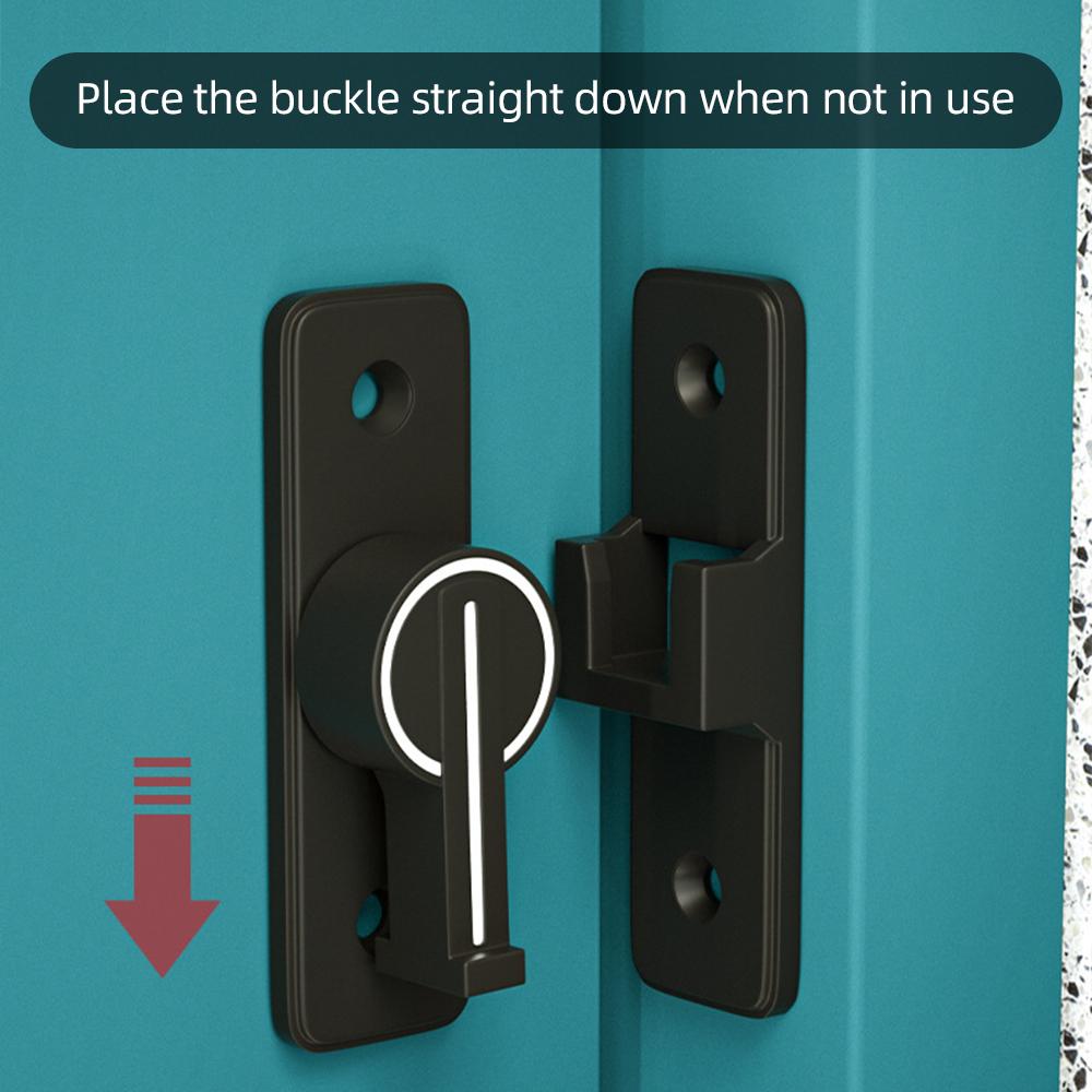 Gate Latch with Luminous Safety Door Lock Heavy Duty Zinc Alloy Anti-theft Latch Lock with Ball