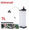 White Fluid Extractor Manual Hand Operated Oil Change Vacuum Pump 7L