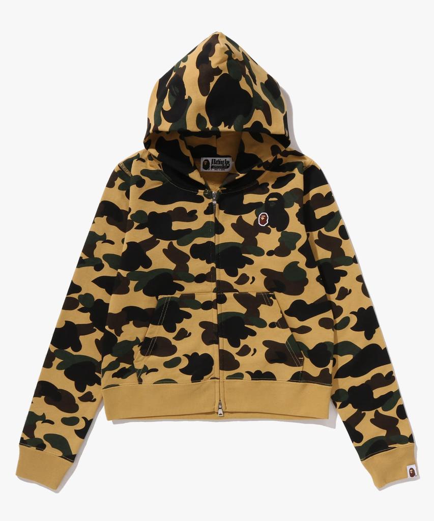 Bape First Camo Zip Hoodie (W) Yellow