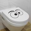 Personalized Simple Sketches of Eye-to-eye Bathroom Decoration Toilet Stickers