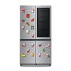 20-Piece Christmas Cartoon Magnetic Refrigerator Stickers: Gingerbread Man & Tree Designs