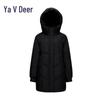 Yalu EW Women's Casual Short Hooded Down Jacket YYXFF5006