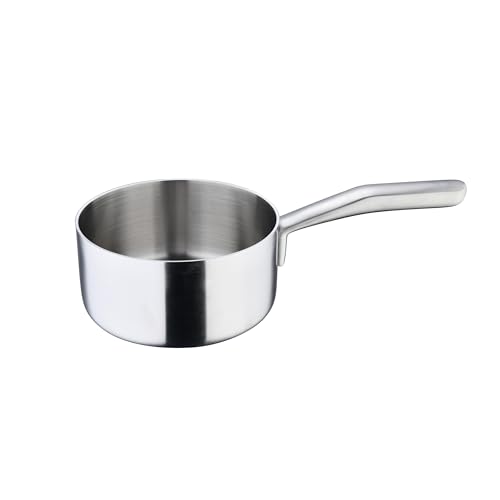 MasterPRO by ALESSI BONES 16cm Saucepan, Induction, Gas, and Oven Safe, Non-Stick, BGMP-2214