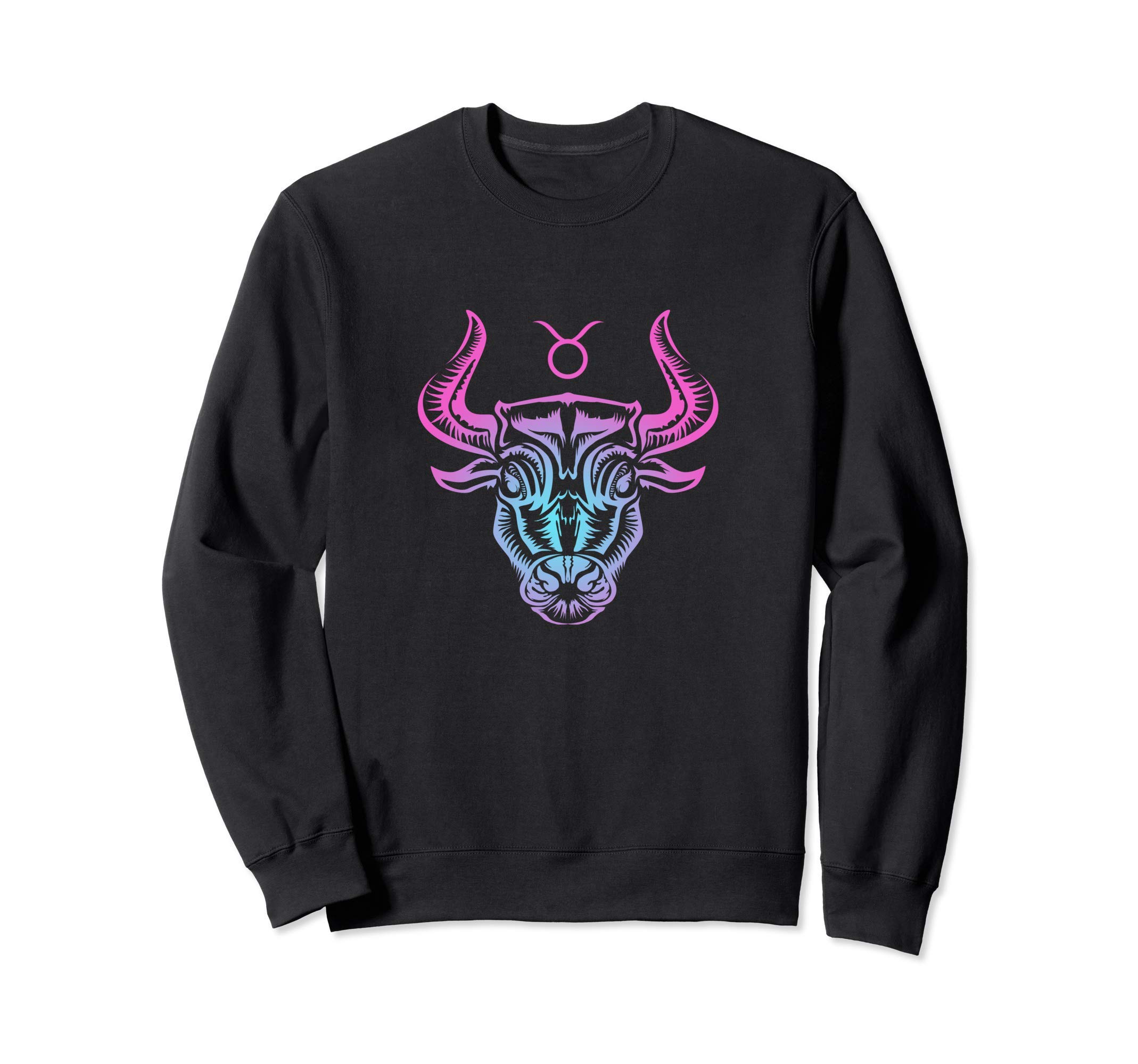 Taurus astrology symbols, birthday present, zodiac sign clothing, sweatshirt.