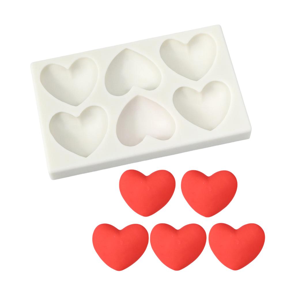Multi Cavity Silicone Bakewares Heart Shaped Molds for Chocolate Cake Fondant Candy Baking Tool Kitchen Accessories