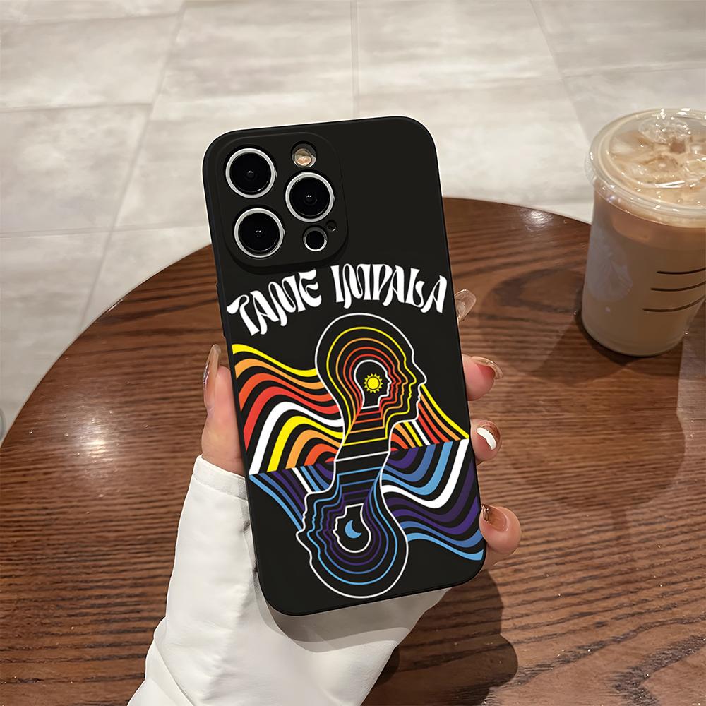 T-Tame Impala Phone Case For 17 Pro Max Iphone 14 Pro Max 12 16 15 13 Pro 11 Xr X Xs 8 7 Plus Back Cover