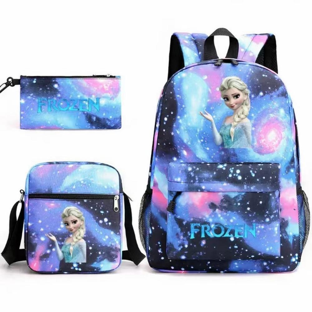 ONE PIECE heat transfer schoolbag primary school student printed backpack large capacity backpack backpack pencil case