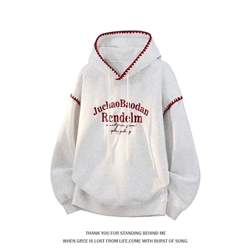Mens Loose Fit Pullover Hoodie Casual Sweatshirt Teens Youth Daily Wear